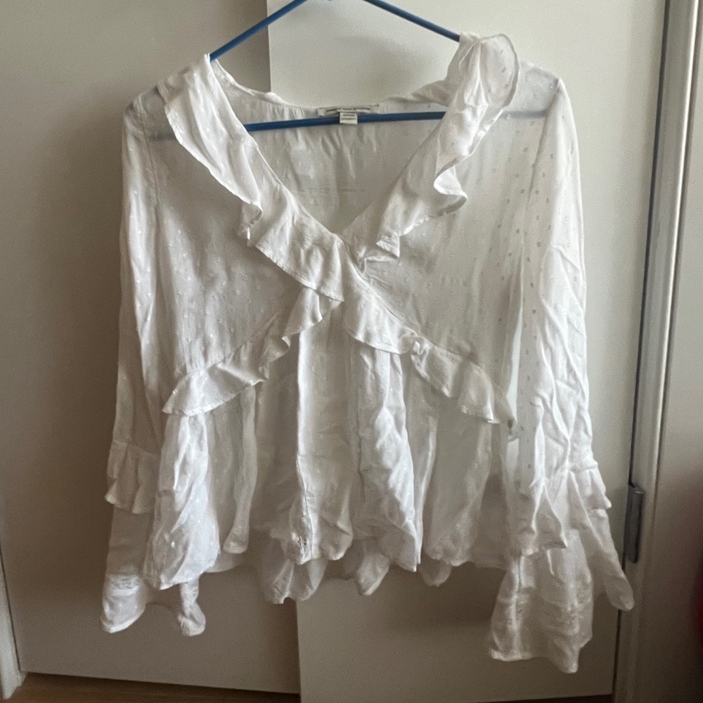 Flowy white shirt